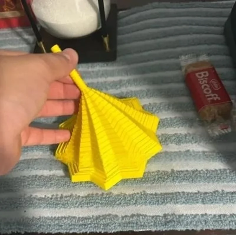 3D Printing Expanded Sensory Fidget Star Model Visual Illusion Hexagon Whirling Spiral Ornaments Stress Relief Board Game