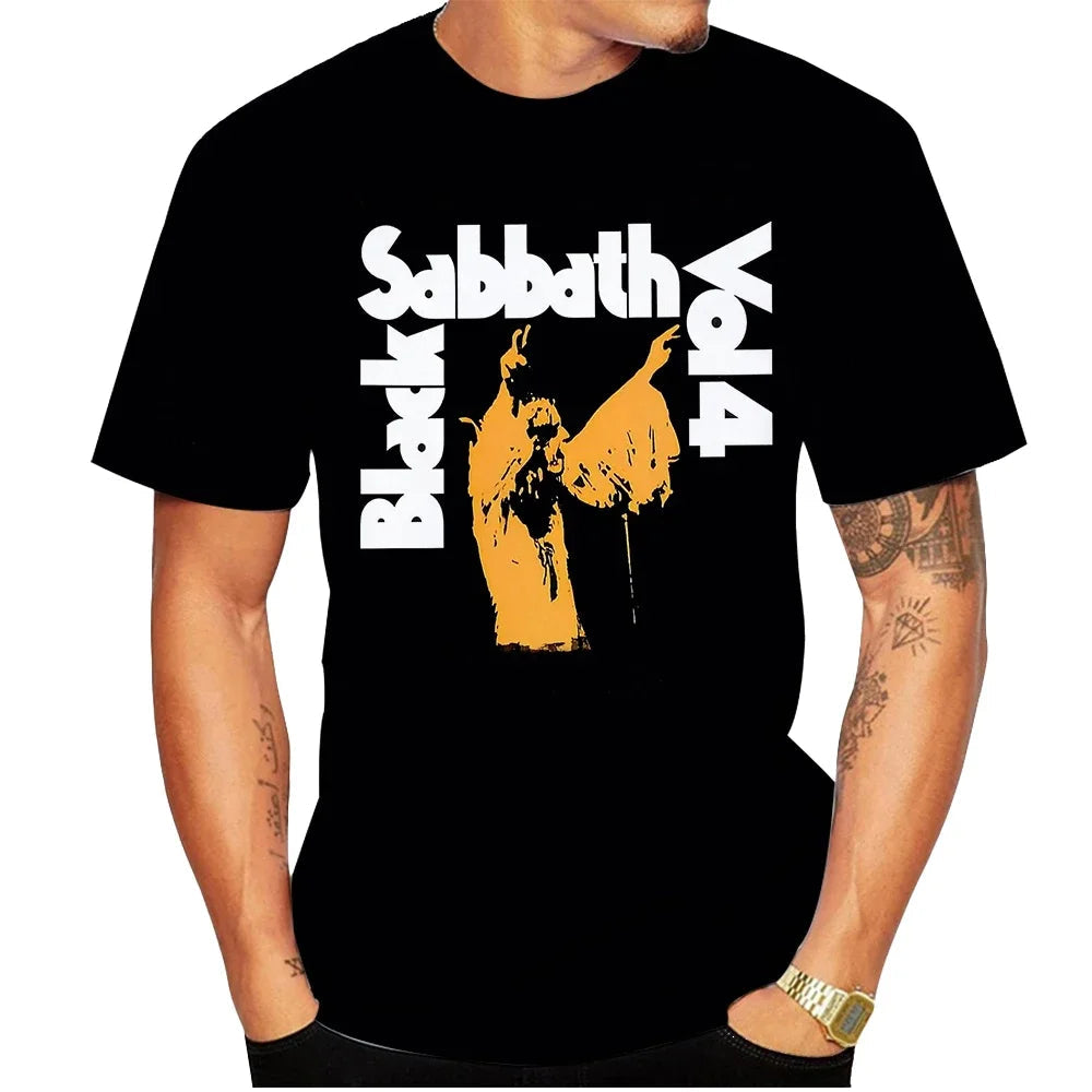 3D Printed Summer Fashion Street Hip-hop Trend Cool Black Casual T-shirt Men's Top Elk-Valley 3D