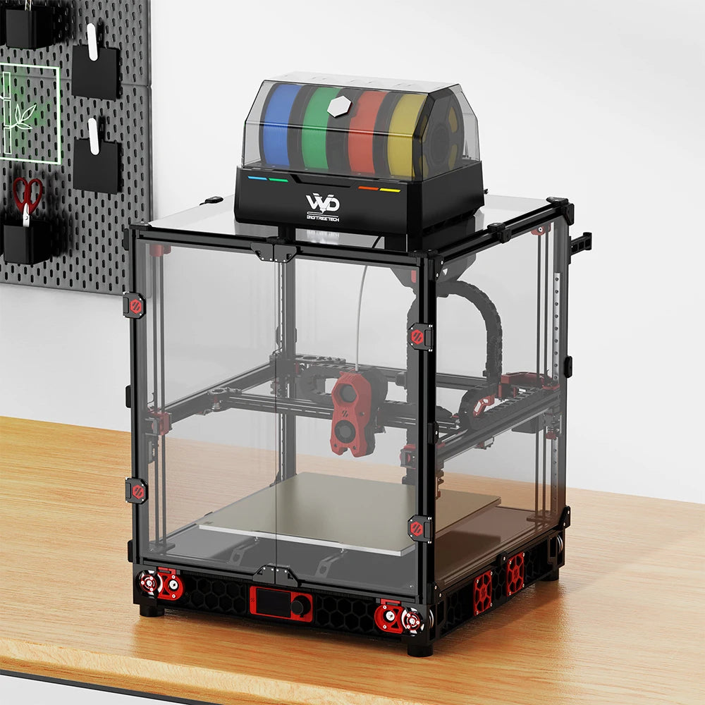 BIGTREETCH ViViD Multi Color System with RGB Status Light Support Up to 16 Colors for Klipper System ABS PETG PLA ASA Nylon Elk-Valley 3D