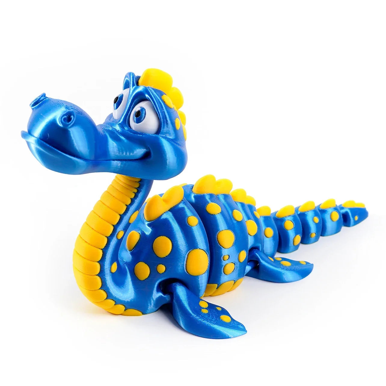 3D Printed Toy Model Lake Ness Monster Figurine with Realistic Eyes for Home Decor Accessories, Desktop Decorations Elk-Valley 3D