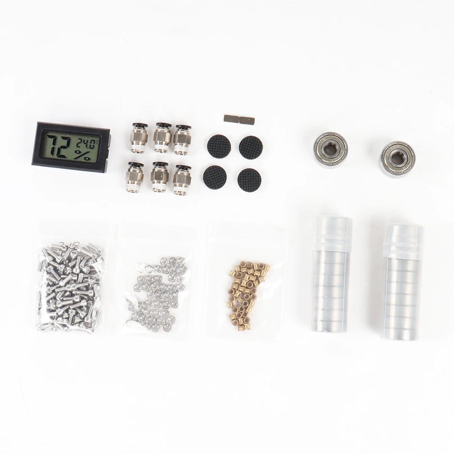 Blurolls Prusa Drybox Enclosure Kit PC Cover Filament Box Panel Aluminum Rod Fitting 608zz Bearing for Prusa I3 Voron 3D Printer Elk-Valley 3D