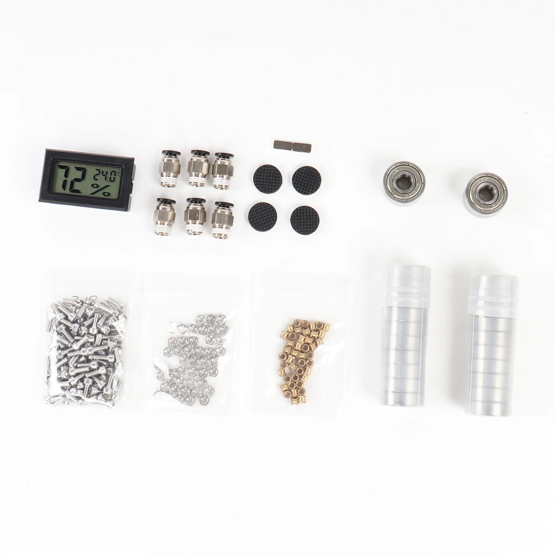 Blurolls Prusa Drybox Enclosure Kit PC Cover Filament Box Panel Aluminum Rod Fitting 608zz Bearing for Prusa I3 Voron 3D Printer Elk-Valley 3D