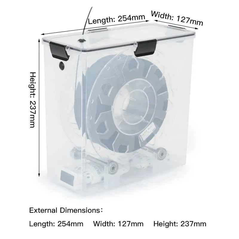 3D Printer Accessories Filament Dry Box Storage Hot-Air Heating Storage Box Holder Filament Printing Material for All 1Kg FDM Elk-Valley 3D