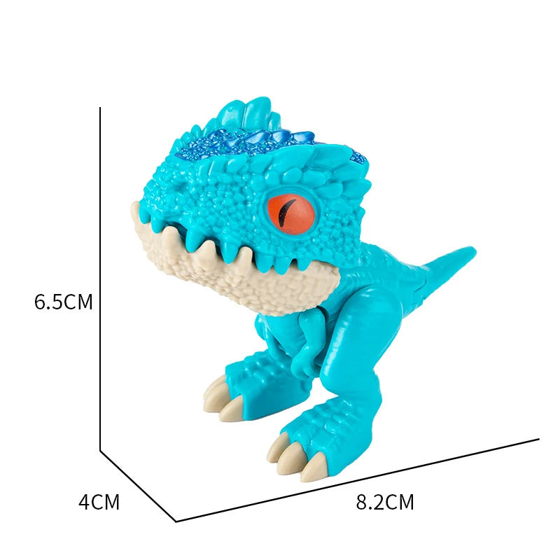 NEW 2024 Bite Hand Jurassic Dinosaur Toys Park Gifts Simulation Animal Rex Raptor Model Souvenir Birthday Elk-Valley 3D