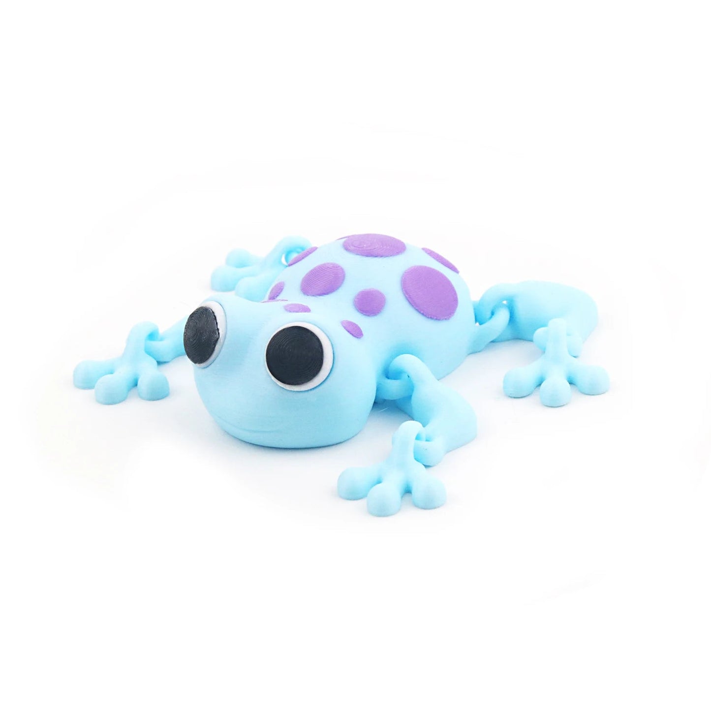 3D printed spotted frog with movable joints, simulated animal model decoration toy Elk-Valley 3D