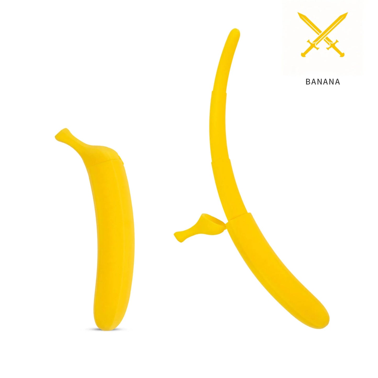 3D Printed Banana Telescopic Sword Portable Decompression Creative Simulation Fruit Props Ornaments Gifts Handicrafts Elk-Valley 3D