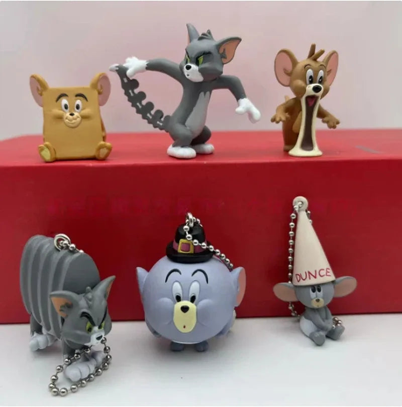 New Products In Stock Anime Cat And Mouse Series Blind Boxes Figurines Toys Desktop Ornaments Surprise Gifts For Fans Souvenir Elk-Valley 3D
