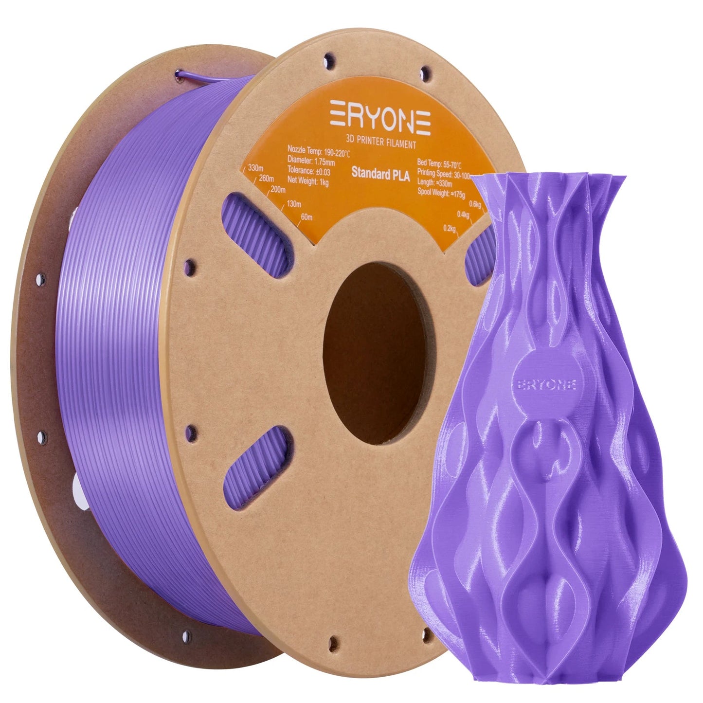 ERYONE Standard PLA Filament 1kg 1.75mm High Quality 3D PLA  Low Shrinkage Consumable For 3D Printer Fast Shipp Elk-Valley 3D