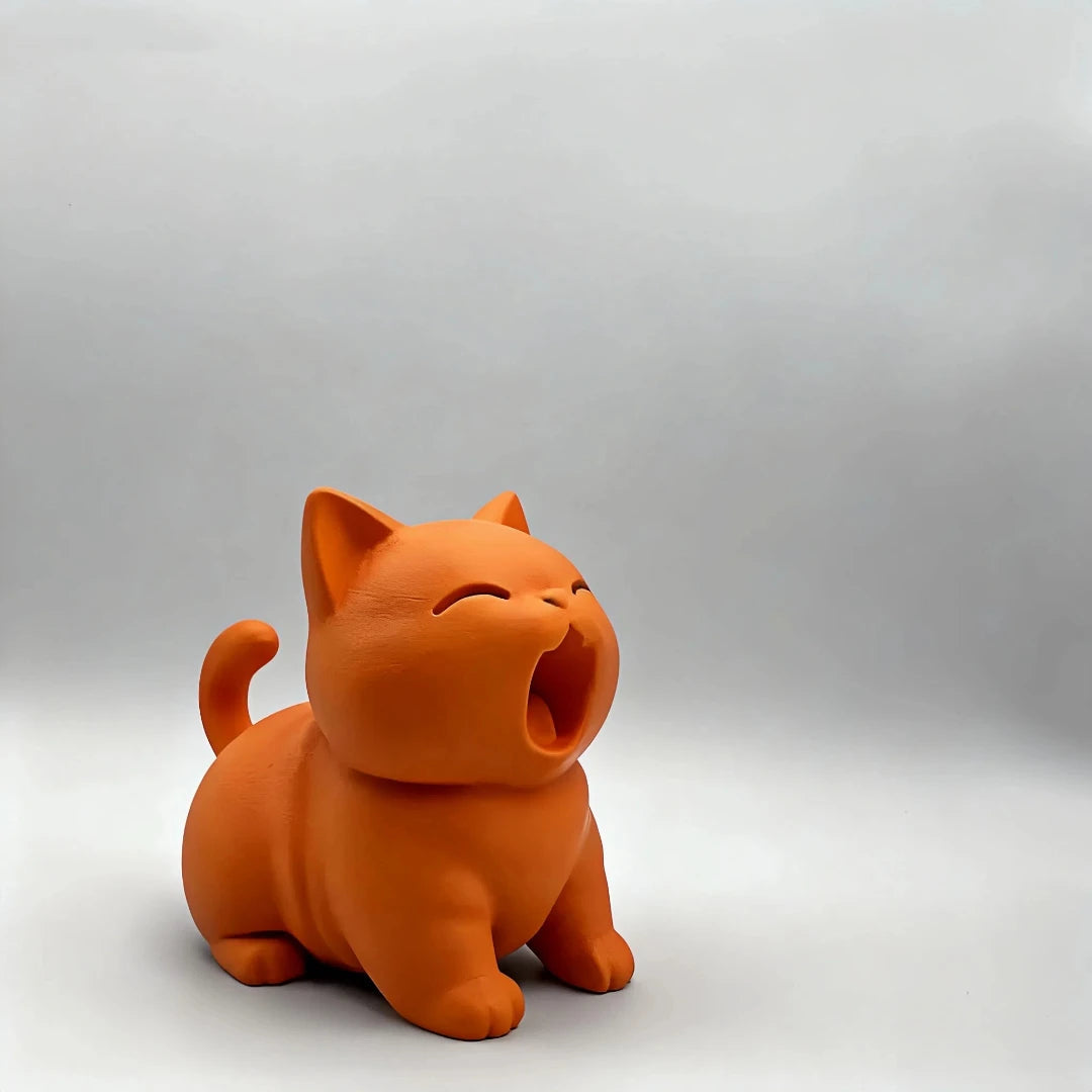 3D Printed Creative Cat Ornaments, Can Be Used as Home Decor Standing on a desk, shelf or side by side Elk-Valley 3D