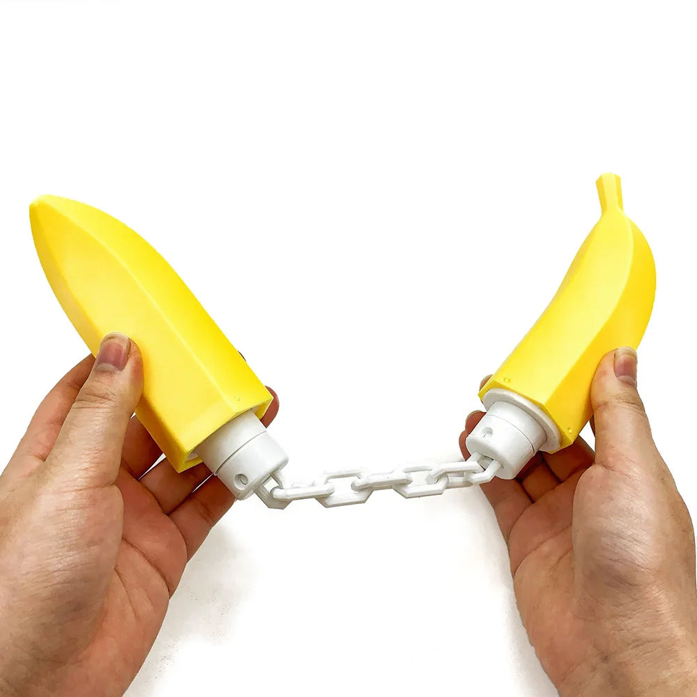 3D Printed Banana Shape Nunchaku, Creative Novelty Desktop Ornament, Funny Prank Toy Decoration Perfect Gift for Friends Elk-Valley 3D