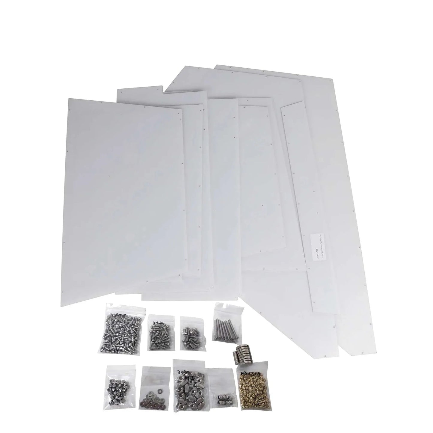 Prusa XL Minimalist and Printable Acrylic Enclosure Kit with Fasteners Doors PC Panel Elk-Valley 3D