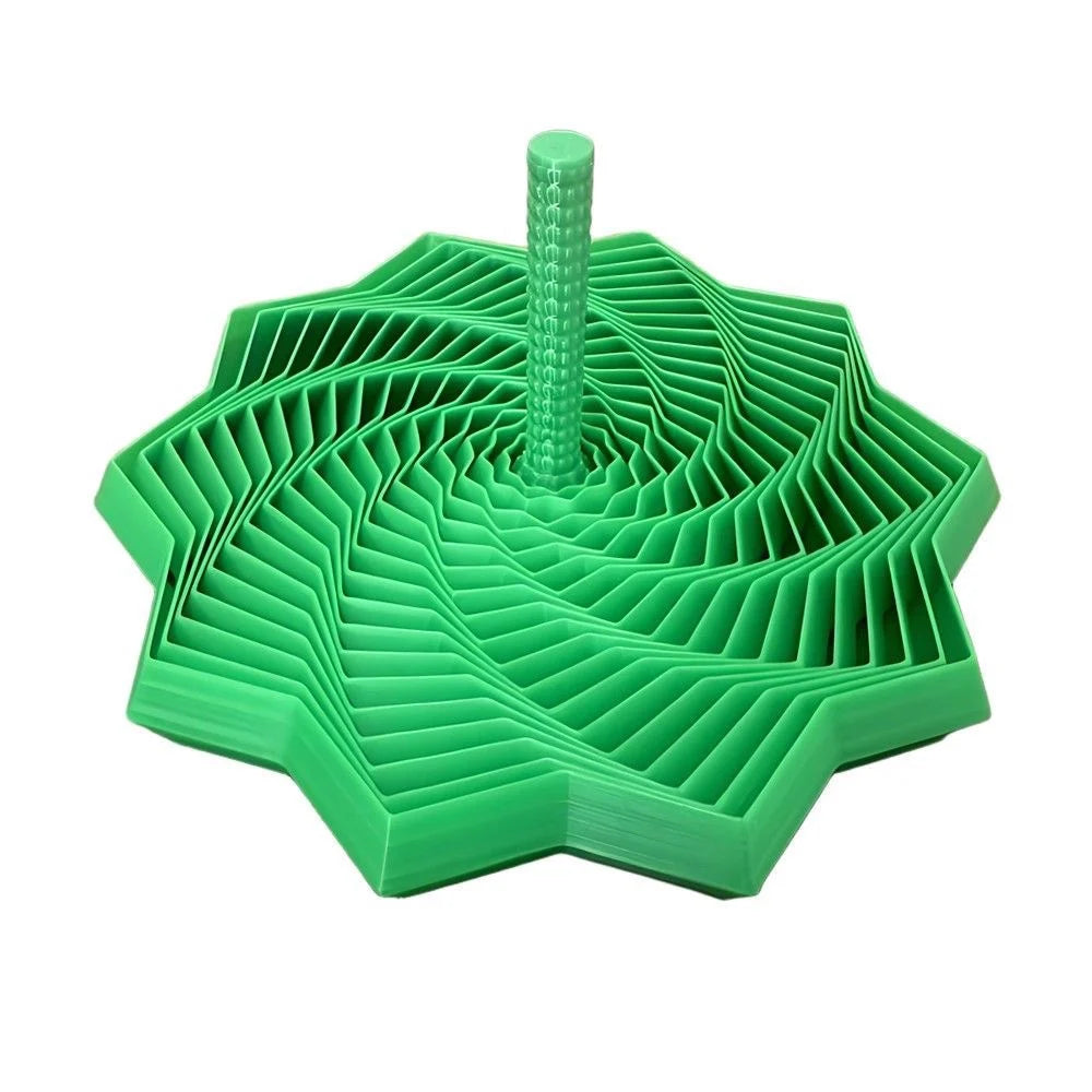 3D Printing Expanded Sensory Fidget Star Model Visual Illusion Hexagon Whirling Spiral Ornaments Stress Relief Board Game