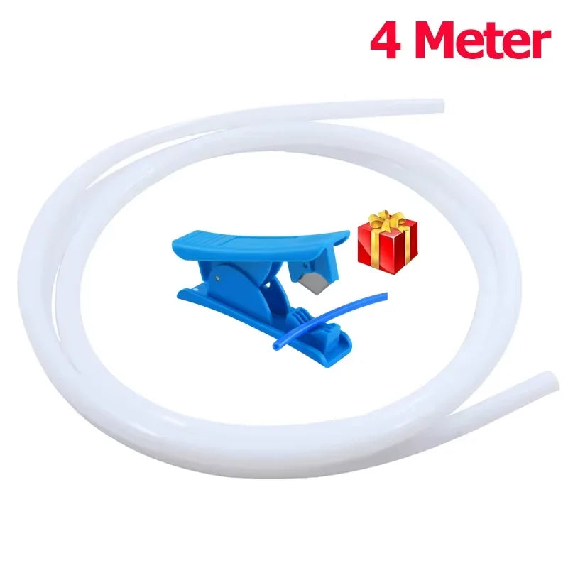1/2/4M Bowden Extruder PTFE tube for J-head Hotend V5 V6 1.75mm Filament ID 2mm OD 4mm Teflonto pipe for Ender 3 3D Printer Part Elk-Valley 3D