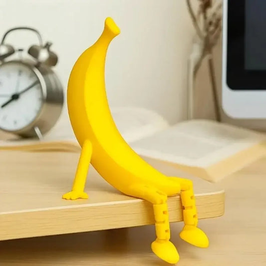 3D Printed Creative Banana Plastics Sculpture For Garden Decortion Fun Home Decortions Handmade Artwork Desktop Ornaments Crafts
