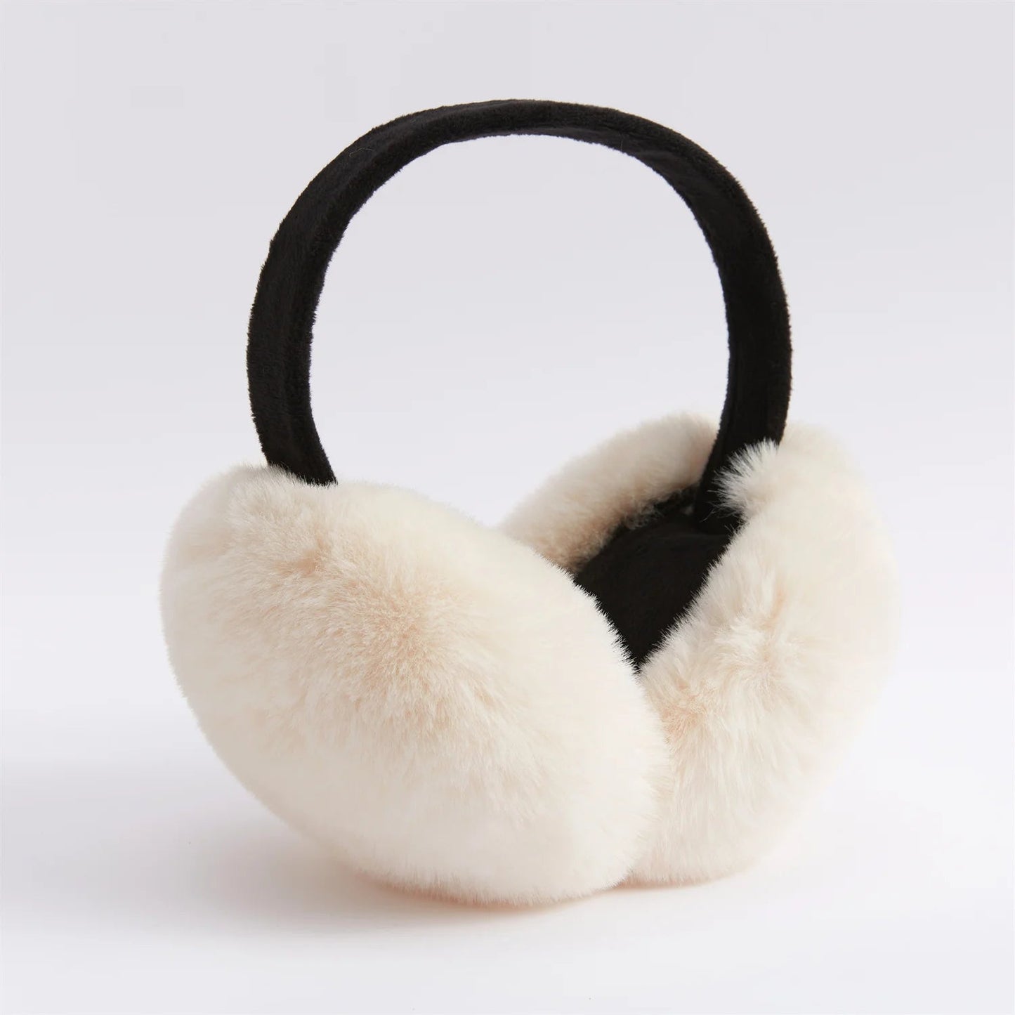 Anjj High Quality Earmuffs Faux Rabbit Fur Hang Ear Cover Warm Winter Ear Muffs Fur Earmuffs Unisex Adult Ear Warmer Fold Elk-Valley 3D