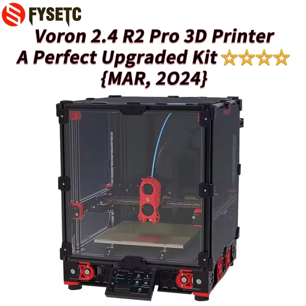 Latest Version Voron 2.4 R2 Pro Support High Speed Printing DIY 3D Printer Parts with HDMI5 Screen CNC TAP Stealburner Extruder Elk-Valley 3D