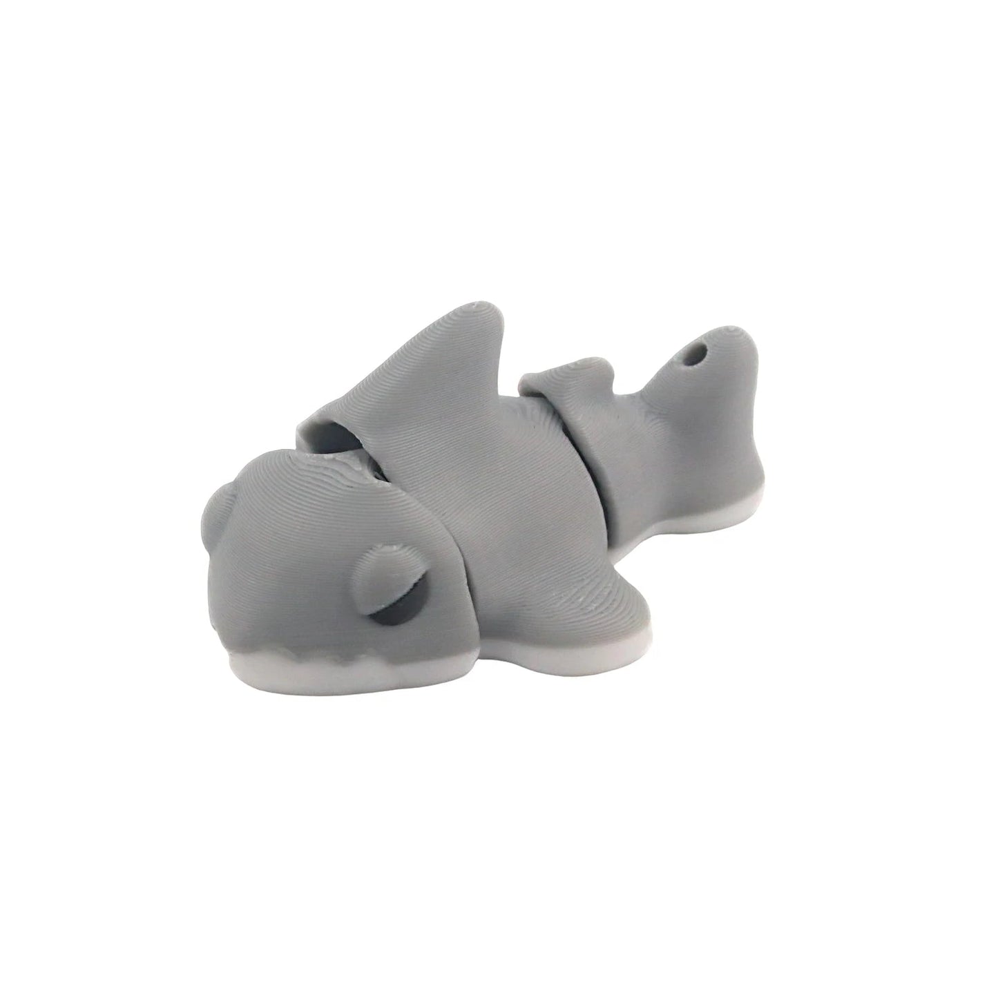 3D printed hammerhead shark+shark, with movable joints, simulating marine life models Elk-Valley 3D