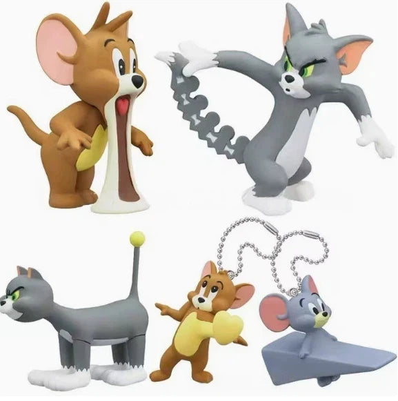 New Products In Stock Anime Cat And Mouse Series Blind Boxes Figurines Toys Desktop Ornaments Surprise Gifts For Fans Souvenir Elk-Valley 3D