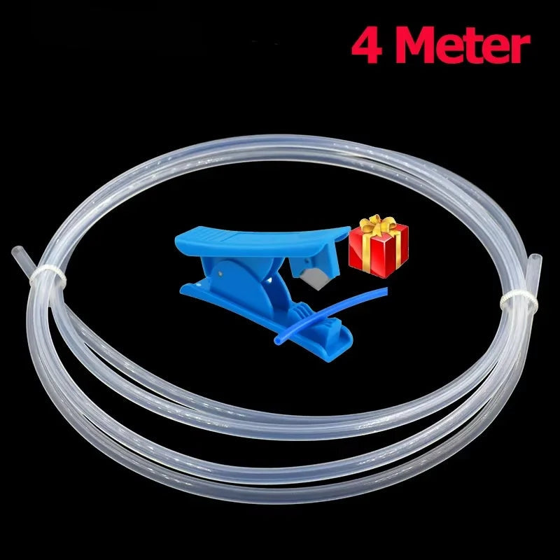 1/2/4M Bowden Extruder PTFE tube for J-head Hotend V5 V6 1.75mm Filament ID 2mm OD 4mm Teflonto pipe for Ender 3 3D Printer Part Elk-Valley 3D