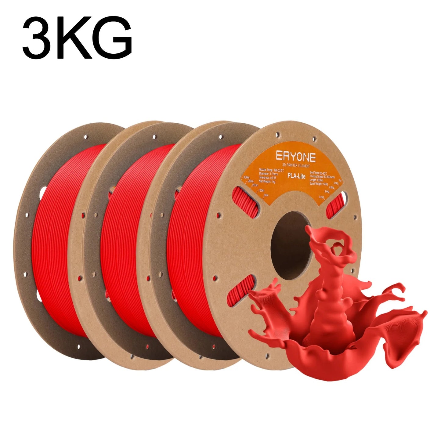 ERYONE 2026 New Year Edition PLA Lite 3D Printer Filament, 1.75mm, PLA for 3D Printing, Gradient Lowest price Elk-Valley 3D