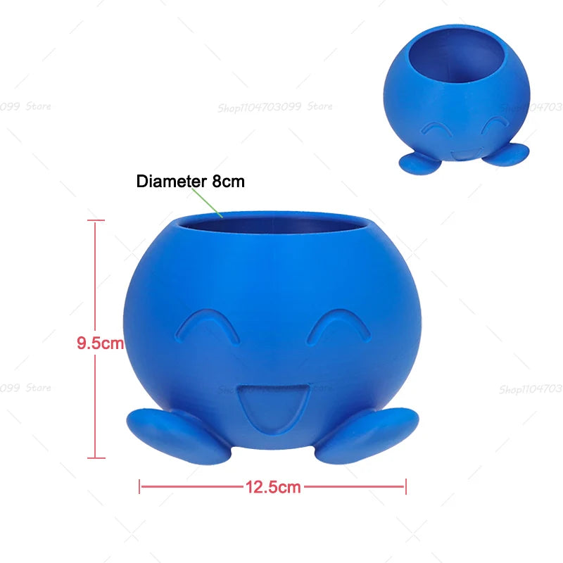 3D Printed Home Garden Supplies Decoration Flowerpots Creative Succulent Planter Bonsai Pots Home Decoration