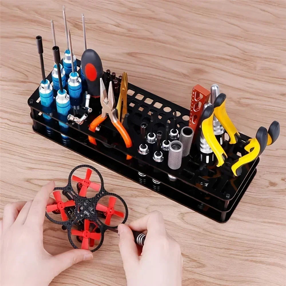 New Portable Cross Screw Driver Storage Rack Organizers Screwdriver Hex Screwdriver Organizers Holder RC Tools Kit Elk-Valley 3D