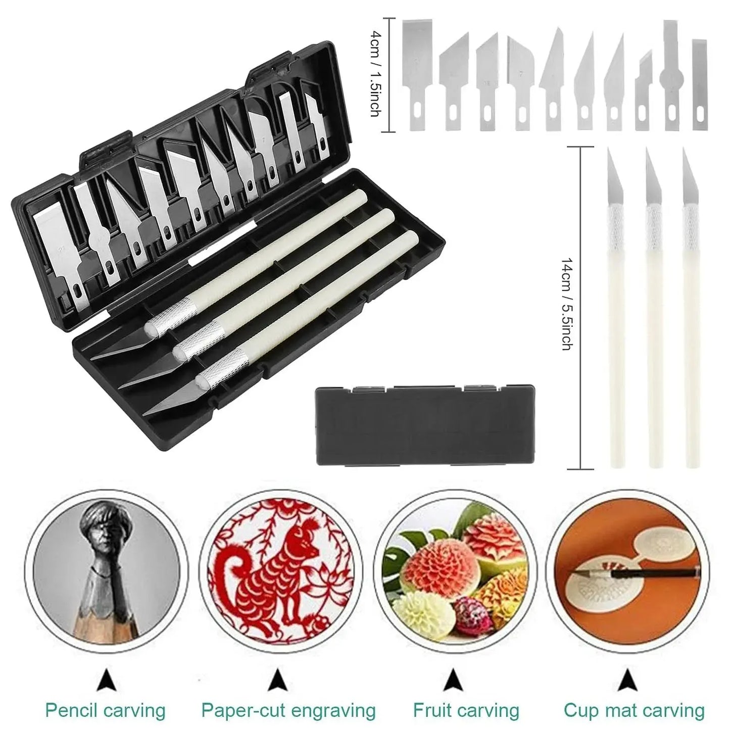 3D Model Grinding Tool Deburring Engraving Knife Kit Carving Tool DIY File Cutter Scraper Trimming Tool 3D Print Tool Kit ﻿