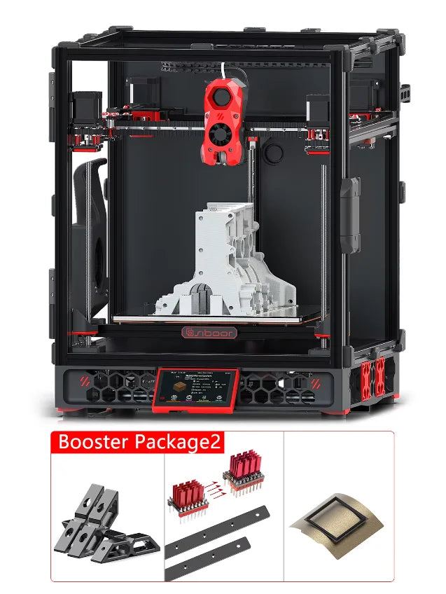 SIBOOR Voron Trident [June] 3D Pinter DIY CNC Metal Structure CoreXY 4AWD & All HIWIN Rails High Speed Voron 3D Pinter Kits Elk-Valley 3D