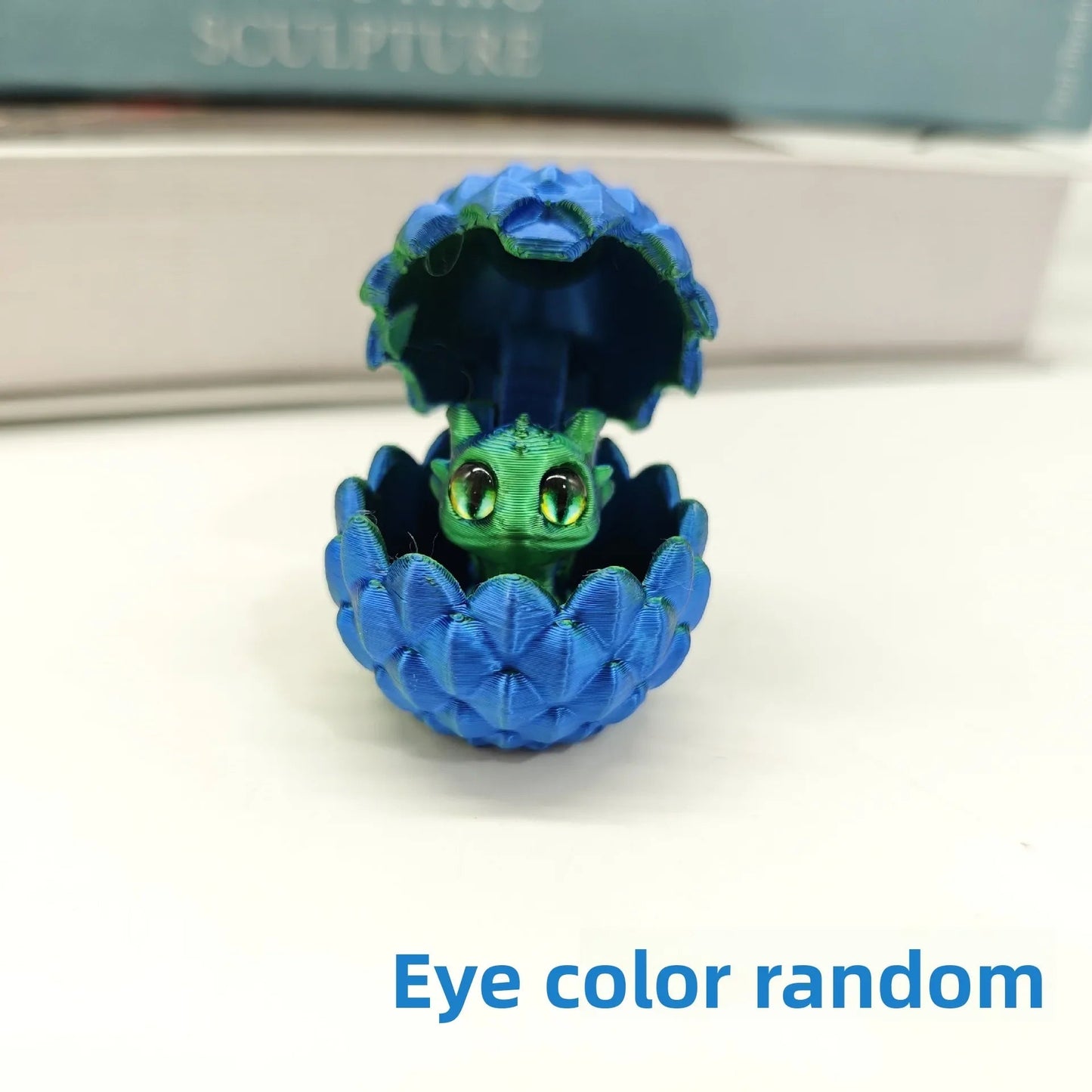 3D Printed Toys Mini Dragon Egg Set Creative Simulations Model Easter Home Decor Kids Gift Cute 3D Printing Design Elk-Valley 3D