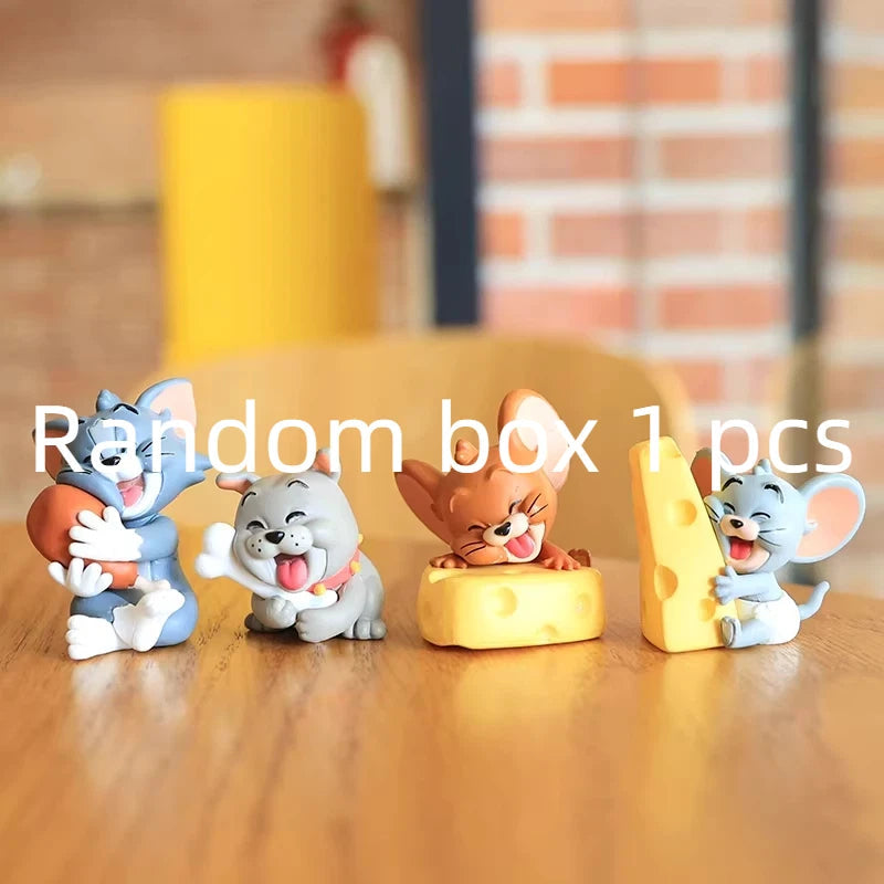 New Products In Stock Anime Cat And Mouse Series Blind Boxes Figurines Toys Desktop Ornaments Surprise Gifts For Fans Souvenir Elk-Valley 3D