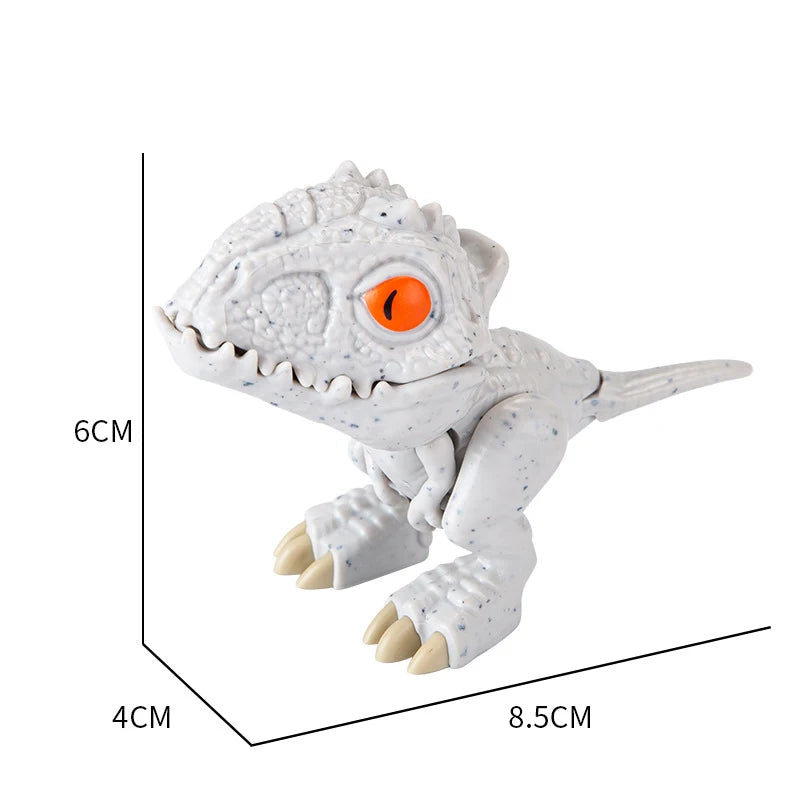 NEW 2024 Bite Hand Jurassic Dinosaur Toys Park Gifts Simulation Animal Rex Raptor Model Souvenir Birthday Elk-Valley 3D
