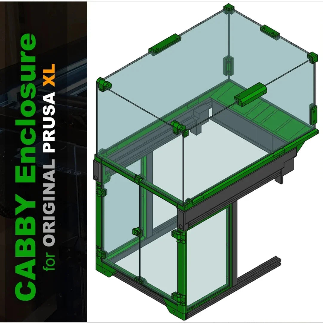 CABBY  PC Polycarbonate Enclosure for Original Prusa XL 3d printer Elk-Valley 3D