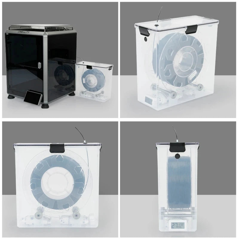 3D Printer Parts Filament Dryer Box Airtight Moisture-Proof Real-Time Monitoring Tool Storage Box Holder Elk-Valley 3D