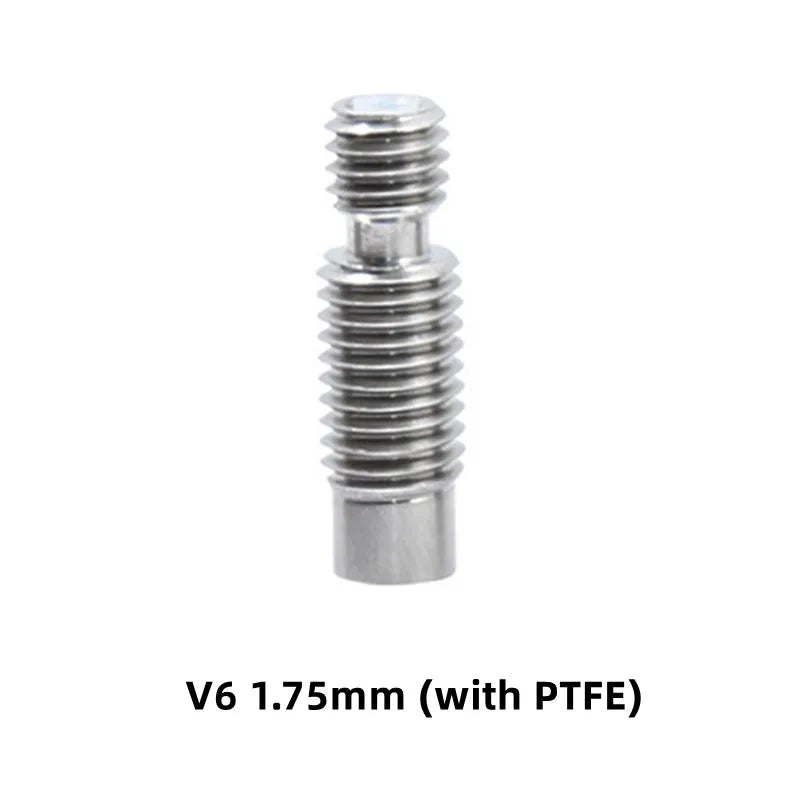 3D Printer E3D V6 Heat Break Hotend Throat For 1.75/3.0/4.1mm All-Metal / with PTFE, Stainless Steel Remote Feeding Tube Pipes Elk-Valley 3D