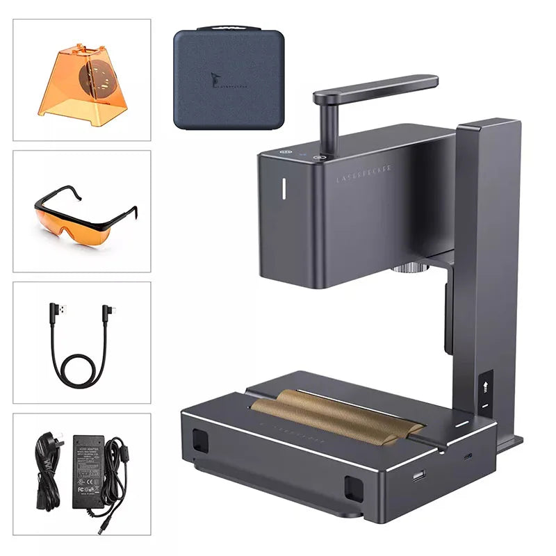 LaserPecker Laser Engraver Portable Easy to Use Fast Engraving Speed Multi Material Laser Engraving Machine With 2k 5W LP2 Pro Elk-Valley 3D