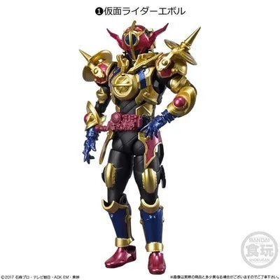 Palm O9 Edible Play Box Egg SHODO Kamen Rider 10 Yak 11 Zero E Total Kiva Thousand Ride Model E Brother Elk-Valley 3D