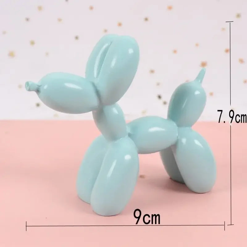 Statue Sculpture Figurine Animals Cake Art electroplating Dog Nordic Small Antiskid decorations living Dessert Mat Balloon Party Elk-Valley 3D