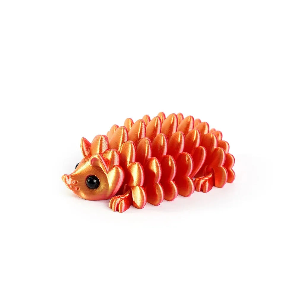 3D Printed Hedgehog Figurine - Versatile Indoor & Outdoor Home Desk Decor Collectible Cone Toy Articulated Cute Figurin Elk-Valley 3D