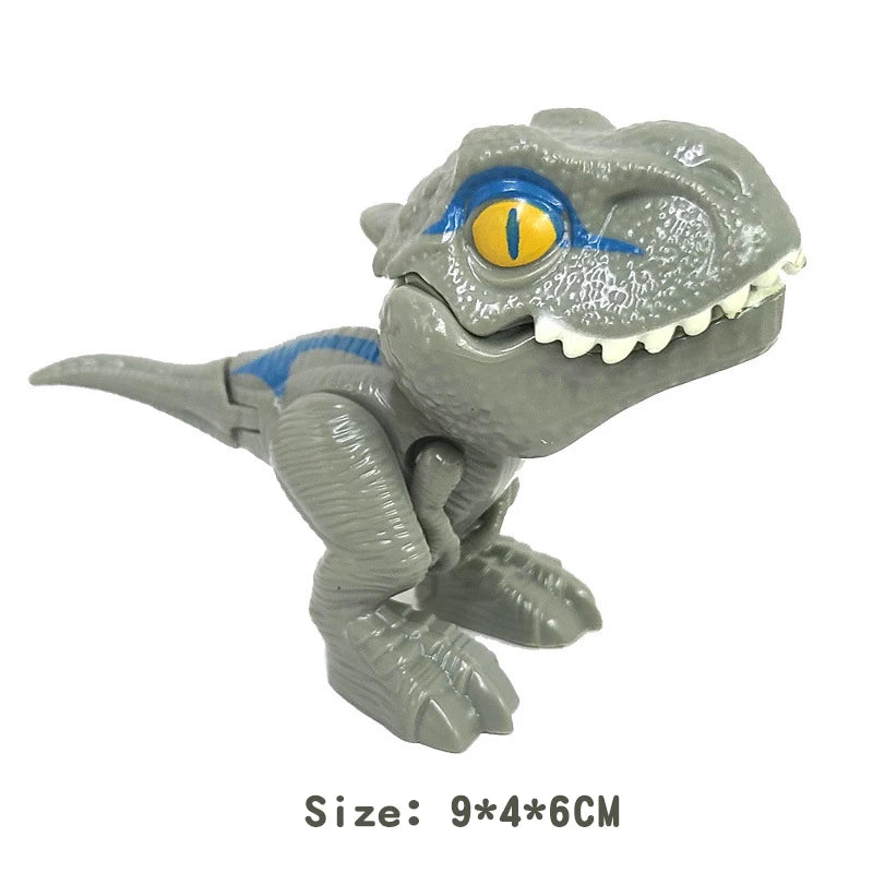 NEW 2024 Bite Hand Jurassic Dinosaur Toys Park Gifts Simulation Animal Rex Raptor Model Souvenir Birthday Elk-Valley 3D