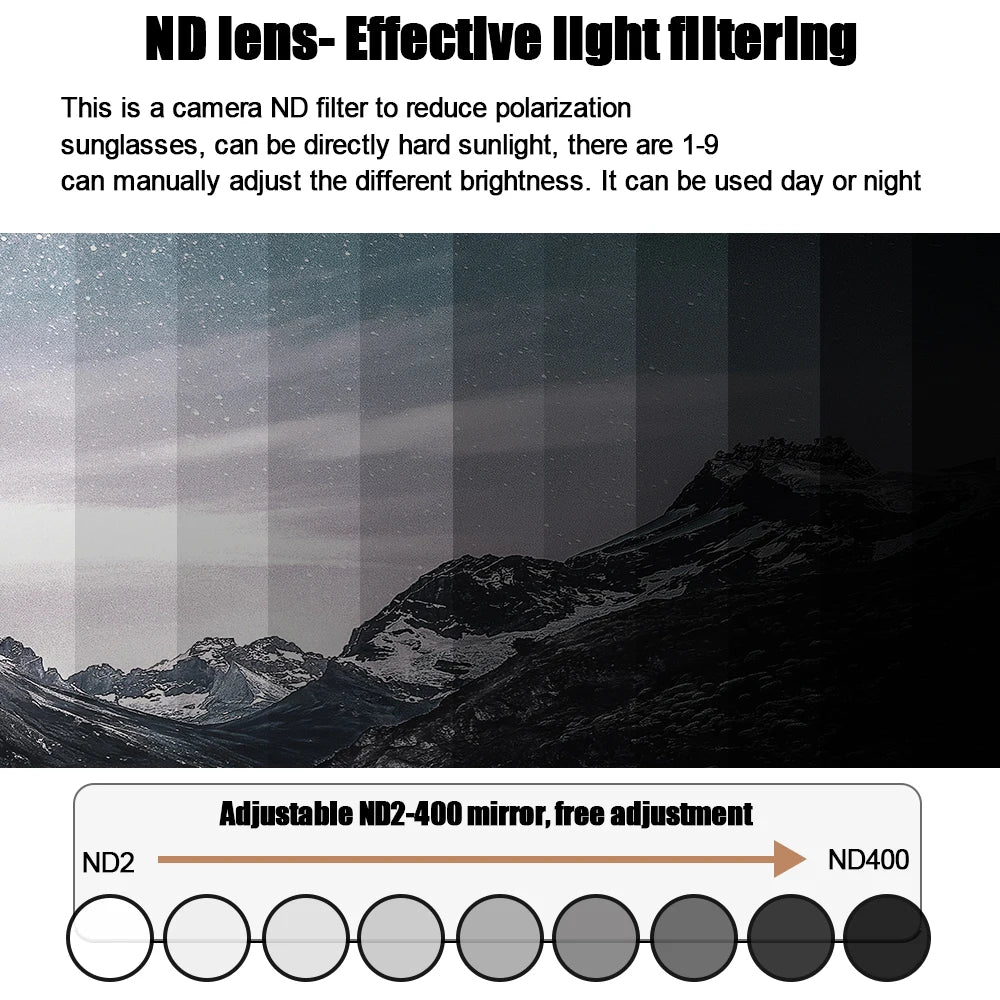 CRIXALIS Adjustable Tint Sunglasses Men 1-9 Gears Round Polarized Glasses Women with ND Filter Lens Beach Shady Fishing Driving Elk-Valley 3D