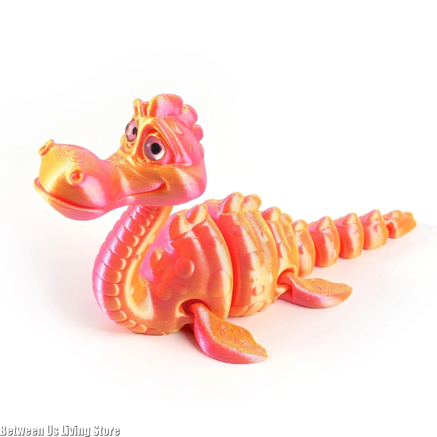 3D Printed Toy Model Lake Ness Monster Figurine with Realistic Eyes for Home Decor Accessories, Desktop Decorations Elk-Valley 3D