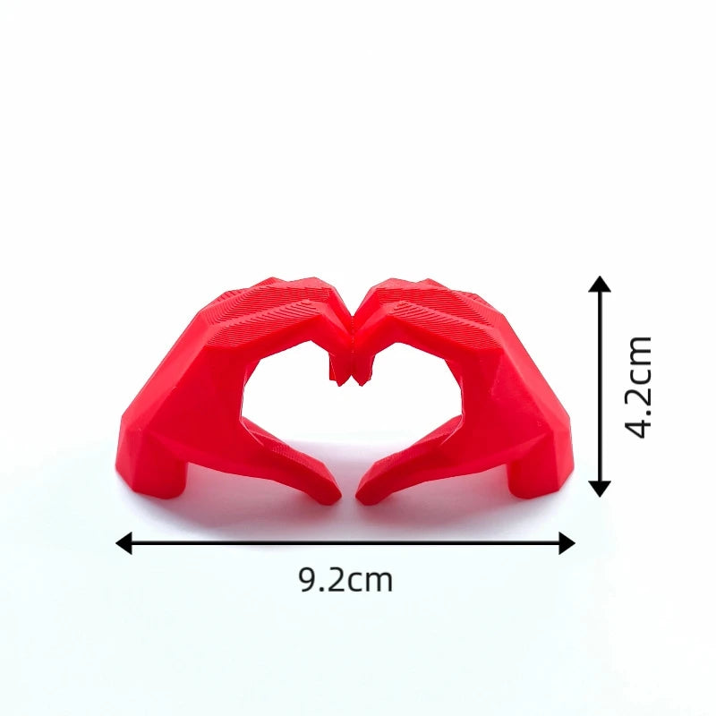 3D Printed Heart Ornament Wedding Party Decoration Valentine's Day Desk Accessiories Wedding New Year 3D Printed Decorations Elk-Valley 3D