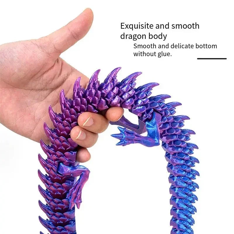 30/90 CM New 3D Printed Chinese Dragon Full Body Joints That Can Move Home Furnishings and Decorations Figurines Ornaments Elk-Valley 3D