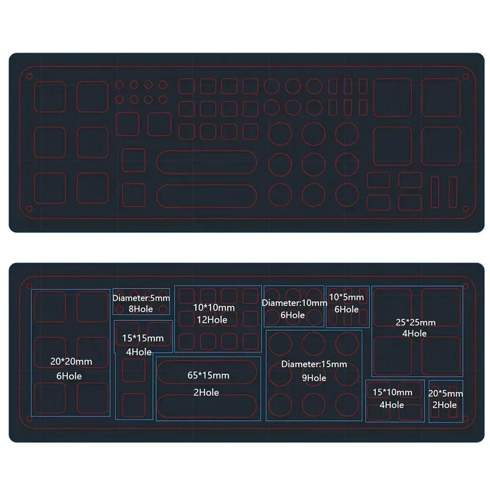 New Portable Cross Screw Driver Storage Rack Organizers Screwdriver Hex Screwdriver Organizers Holder RC Tools Kit Elk-Valley 3D