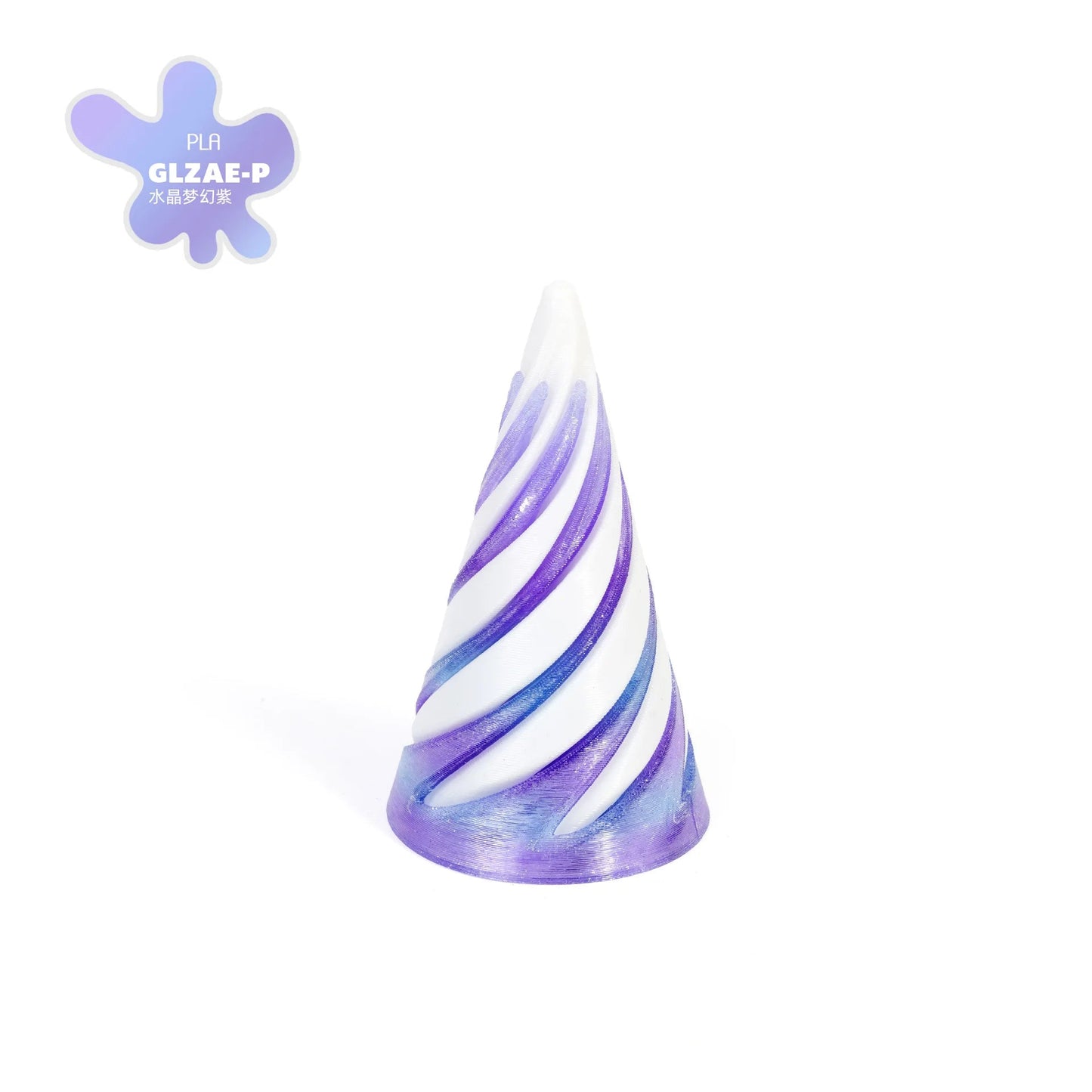 3D Printed Decoration Mini Vortex Printed Spiral Conae Fidget Toy Impossible Pyramid Passthrough Sculpture Thread Illusion Gift Elk-Valley 3D