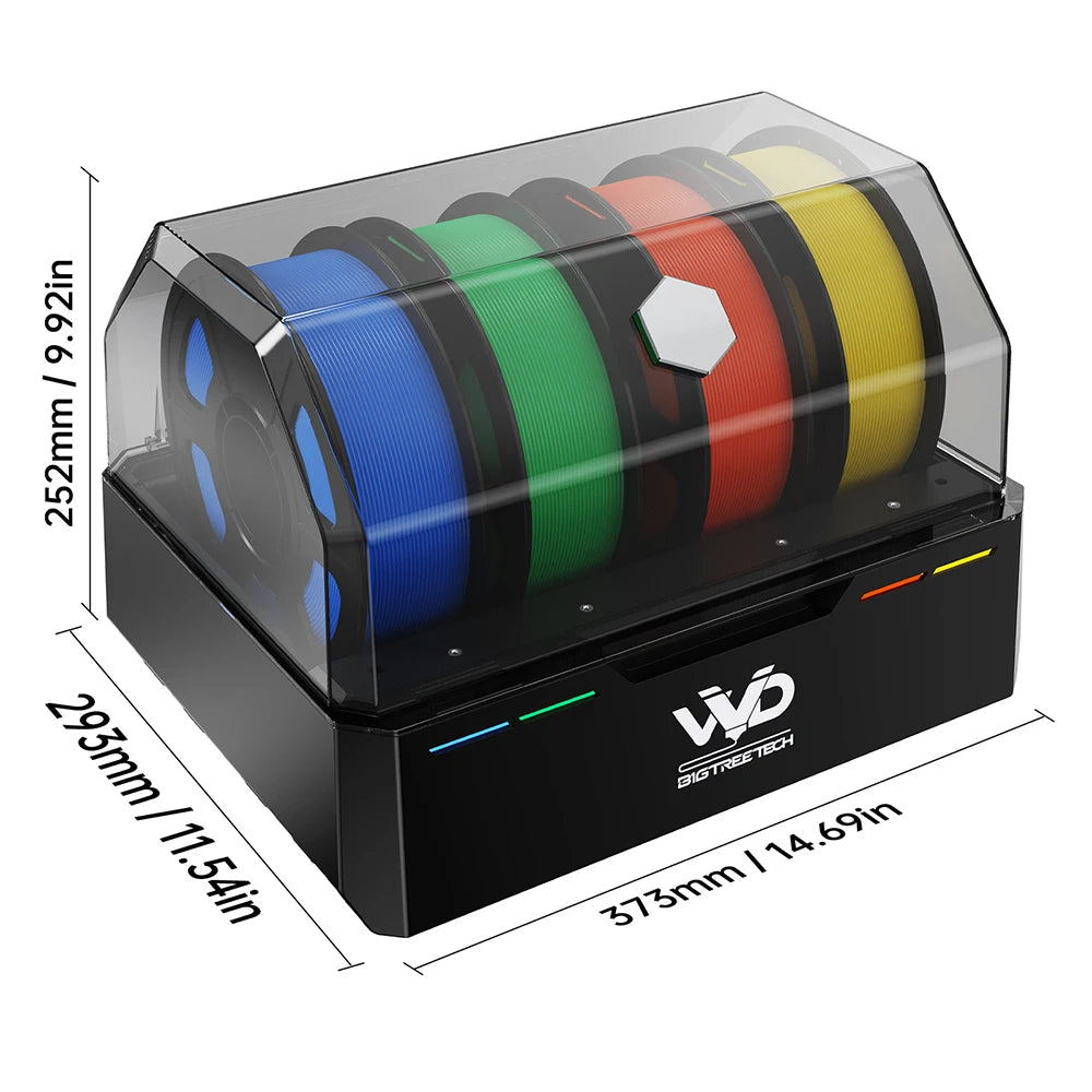 BIGTREETECH ViViD Multicolor Printing Filament Box Print While Drying RFID Identification For Voron2.4 Trident VZbot Klipper