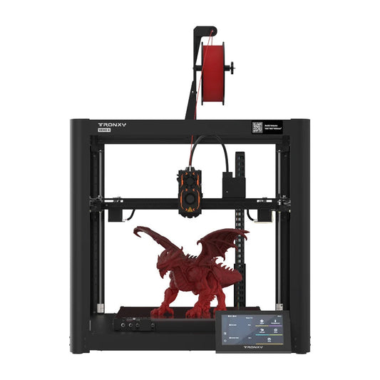 TRONXY VEHO 4 FDM 3D Printer Large Build Size 400x400x400mm 3d Printer diy Kit 600mm/s Fast Speed Full-set Printer impresora 3d Elk-Valley 3D