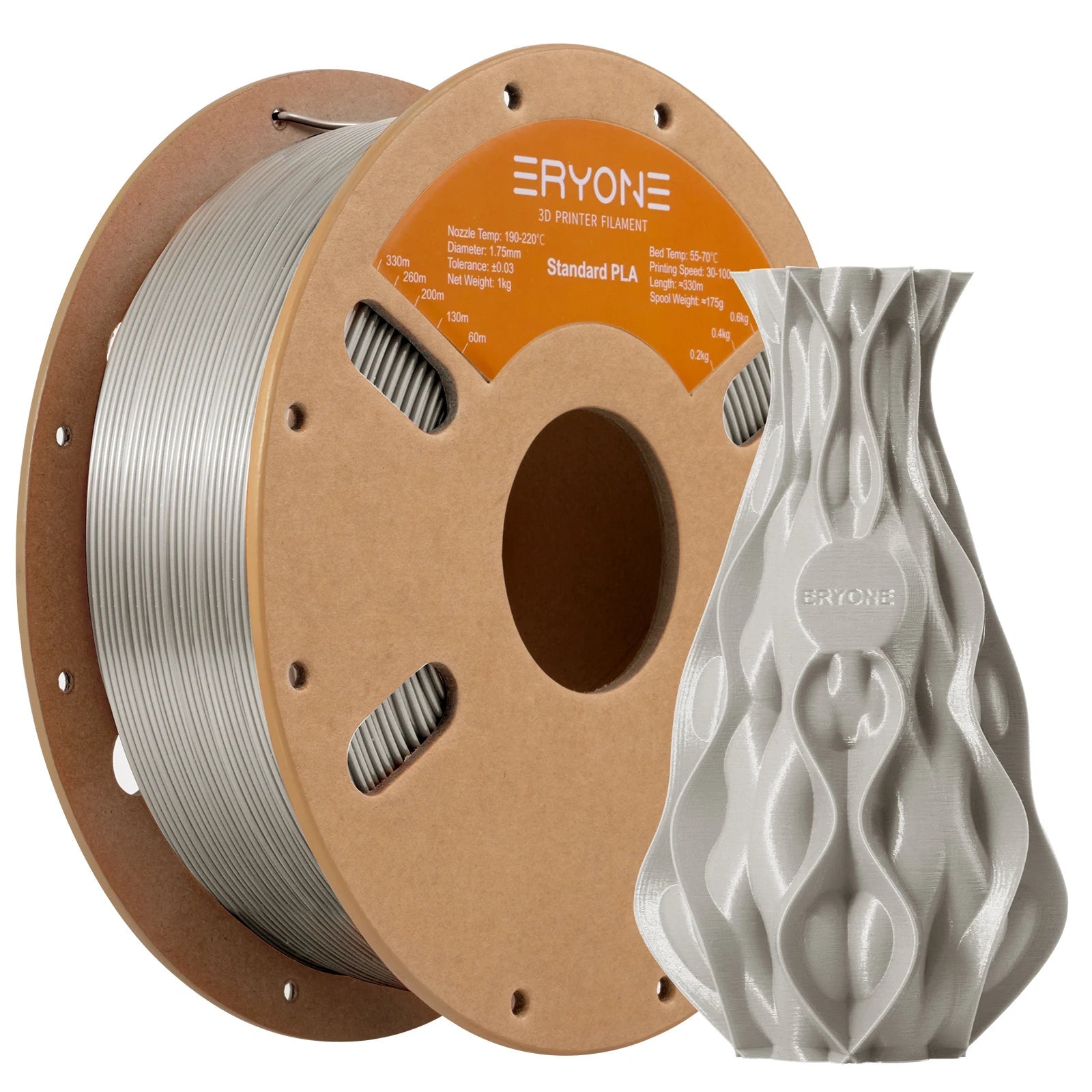 ERYONE Standard PLA Filament 1kg 1.75mm High Quality 3D PLA  Low Shrinkage Consumable For 3D Printer Fast Shipp Elk-Valley 3D