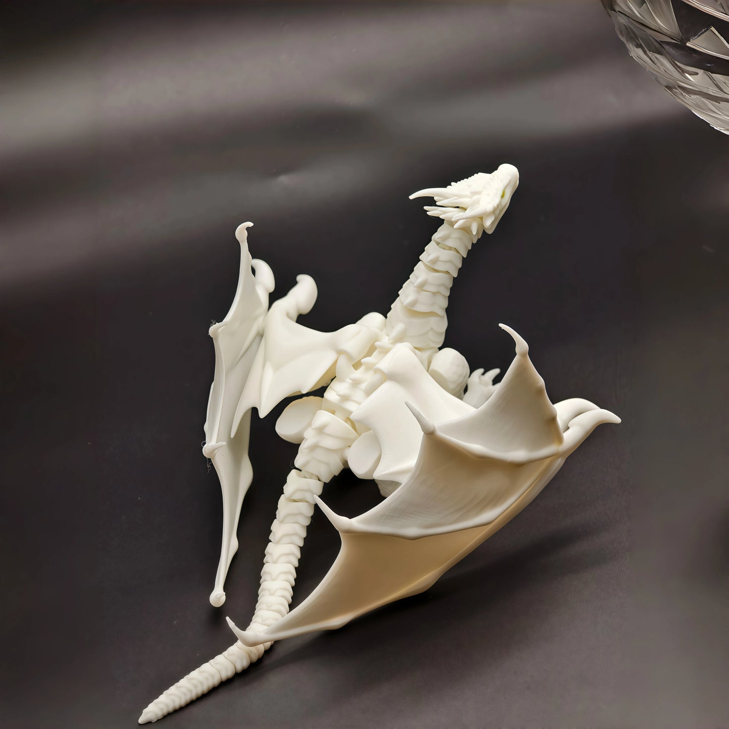 3D Printed Prank Toy Flying Dragon from a University, Toy Ornament, Wings Can Be Spread Out, Extra Large Size