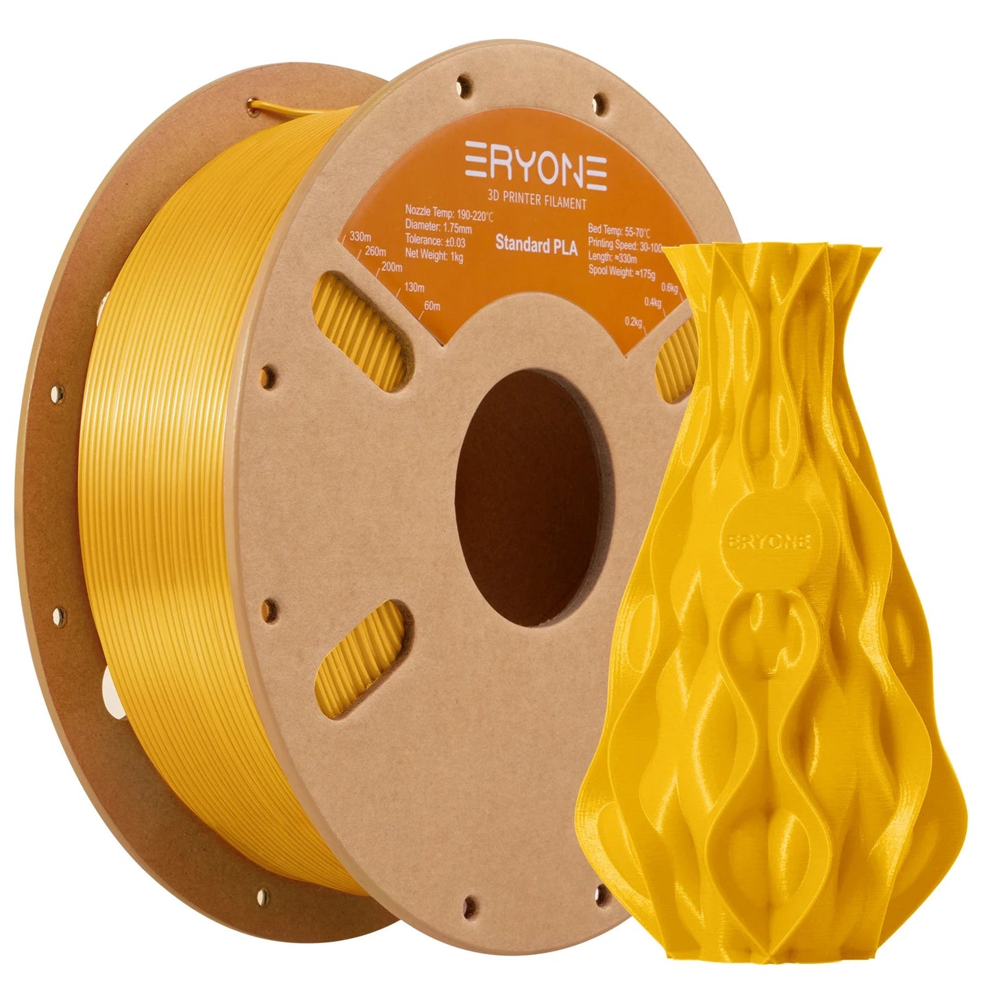 ERYONE Standard PLA Filament 1kg 1.75mm High Quality 3D PLA  Low Shrinkage Consumable For 3D Printer Fast Shipp Elk-Valley 3D